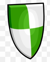 Shield Outline Png - Clipart Green And Blue