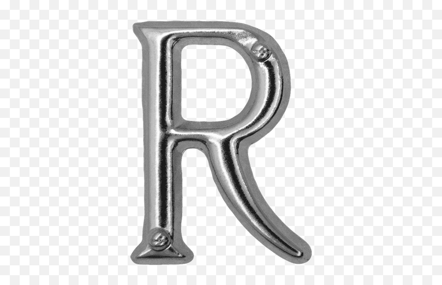 Letter R Pin Silver - Solid Png,Letter R Png