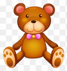 Clip Art Stuffed Animals Png Image With - Brinquedos De Crianças Png,Cartoon Bear Png
