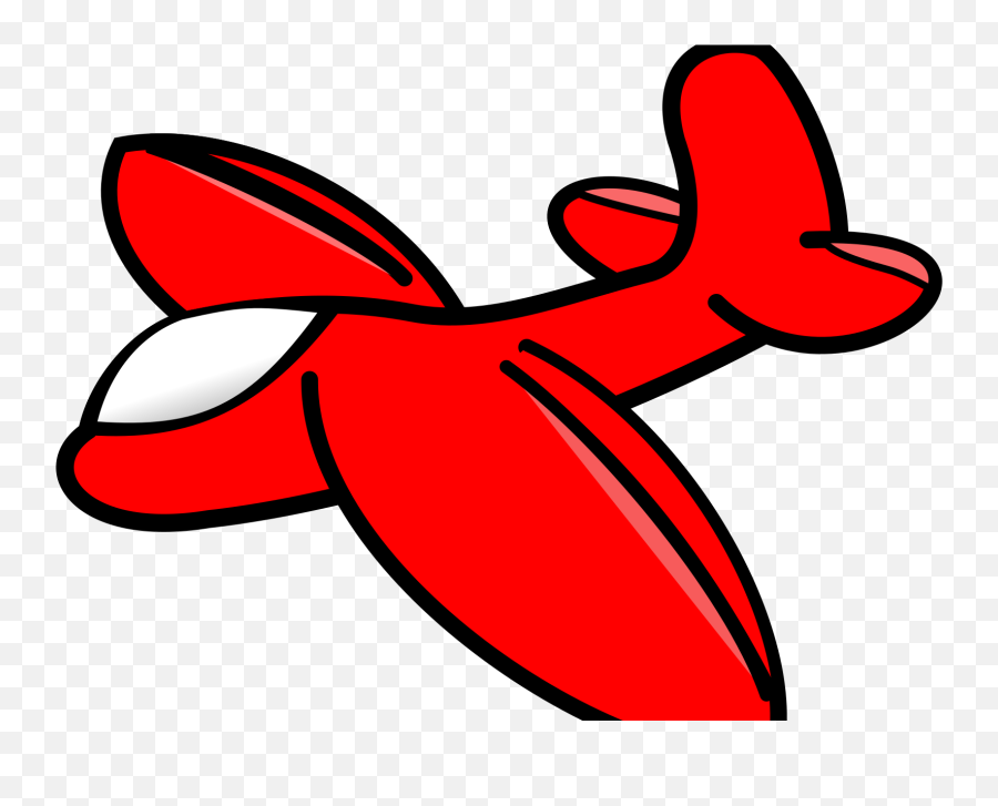 Red Plane Clip Art - Red Airplane Clip Art Png,Airplane Clipart Transparent