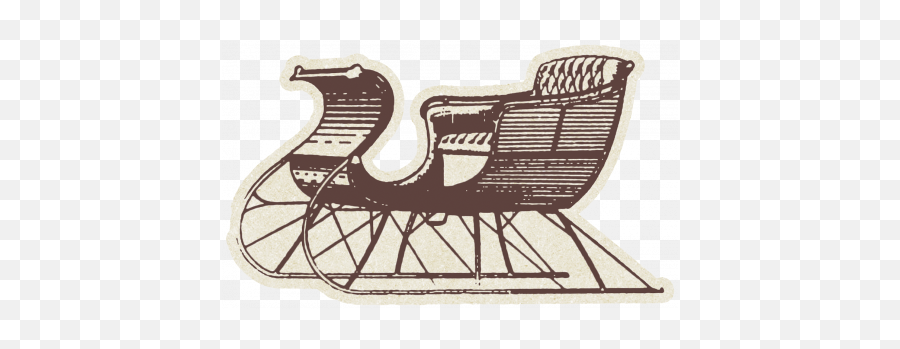 Christmas In July - Santa Sleigh Graphic By Sheila Reid North Pole Sleigh Company Png,Santa Sleigh Png