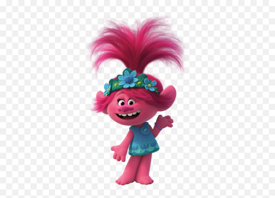 Queen Poppy - Poppy From Trolls World Tour Png,Poppy Troll Png