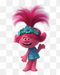 Queen Poppy - Poppy From Trolls World Tour Png,Poppy Troll Png