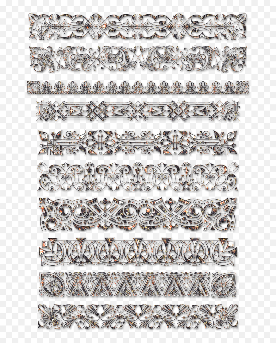 Transparent Border Background Png Lace Pattern