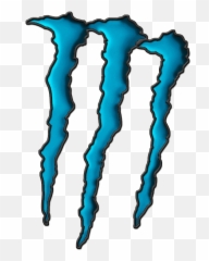 Www - Monster Logo Azul Png