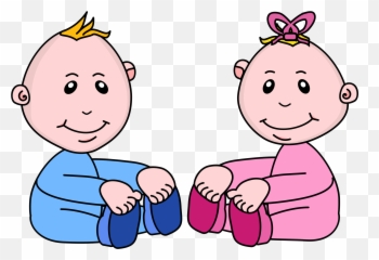 Infant Clipart Transparent Background - Boy And Girl Baby Clipart Png,Baby Transparent Background