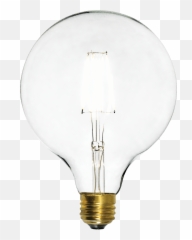 5 Inch Led Light Bulb Antique Style - Incandescent png