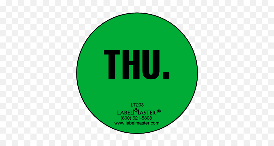 Thursday Label - Dot Png,Thursday Png