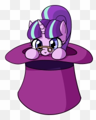 Pink Clipart Top Hat Transparent Free - My Little Pony Hiding png