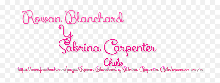 Rowan B Y Sabrina C Chile - Horizontal Png,Rowan Blanchard Png