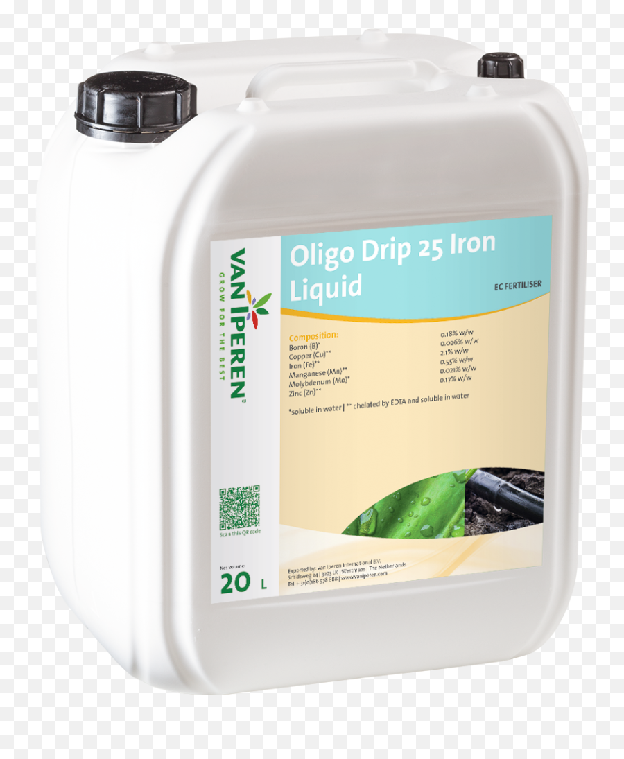 Oligo Drip 25 Iron Liquid - Van Iperen International Buy Liquid Calcium Nitrate Png,Water Drip Png