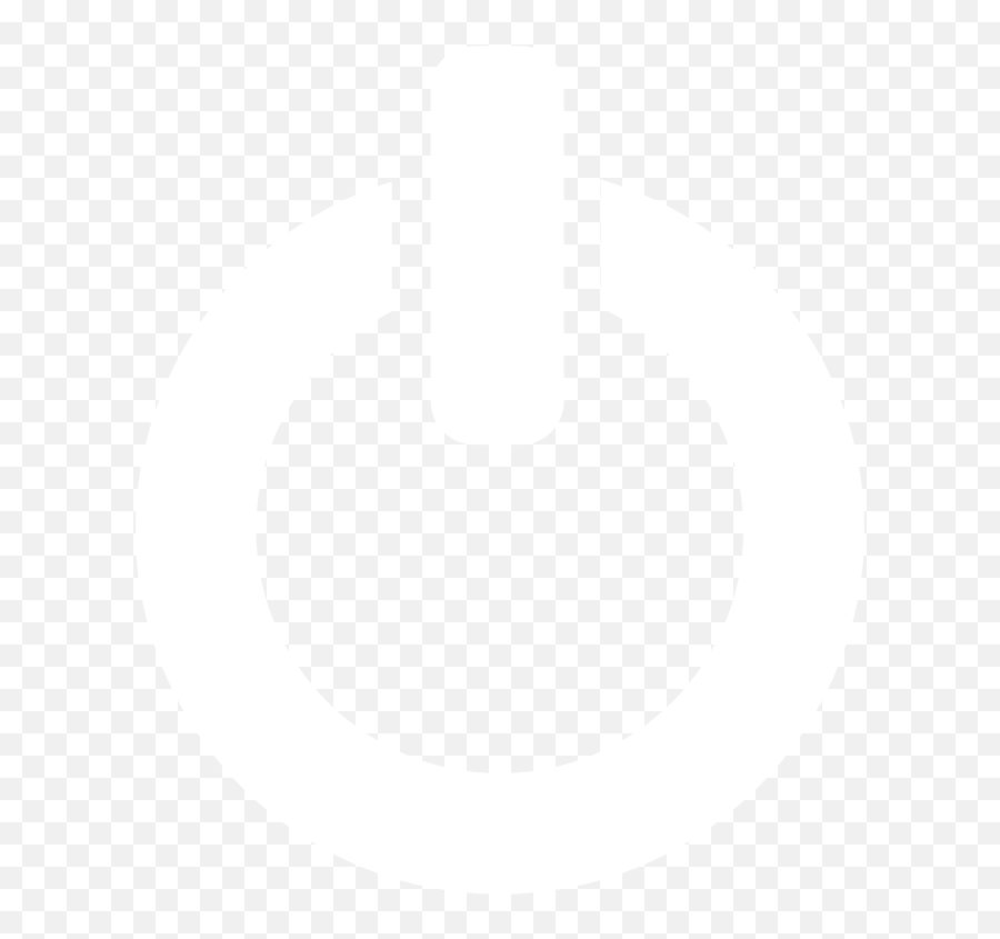 Shutdown Button Clipart Arrow - Logout White Icon Png,Logout Icon