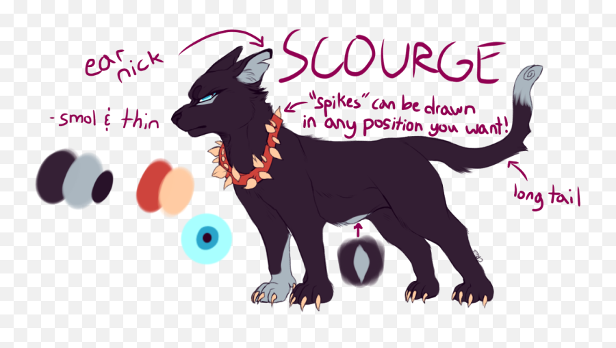 Personal - Warrior Cats Scourge Collar Art Png,Scourge Icon