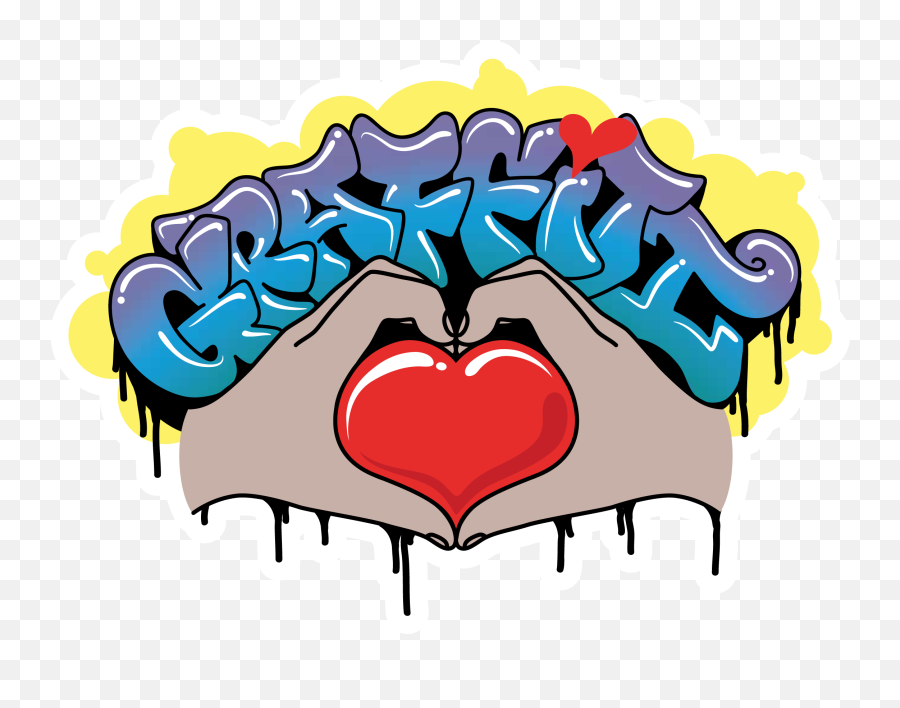 Graffiti Heart - Graffiti Heart Png,Graffiti Art Png