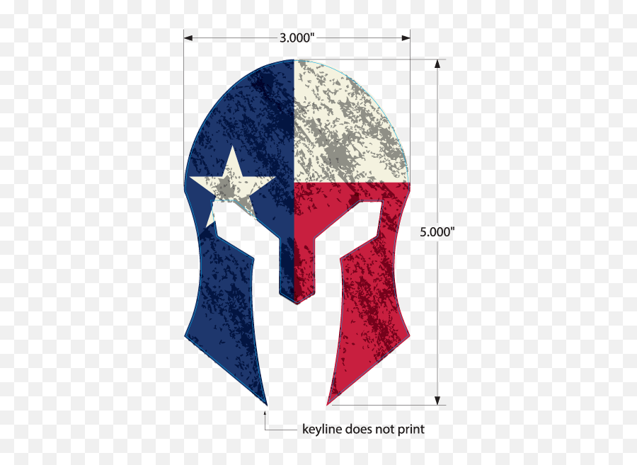 Texas State Flag Helmet Decal - Texas Flag Spartan Helmet Black Background Png,Texas Flag Png