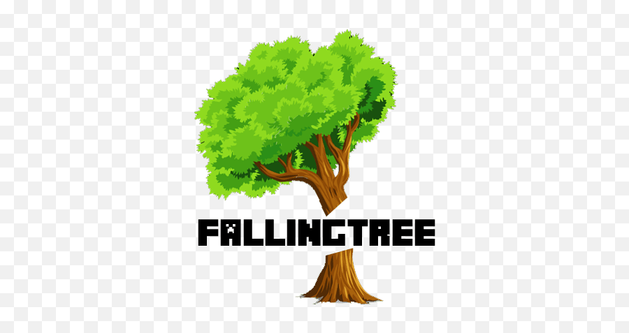 Falling Tree Mod For Minecraft 1 - Minecraft Mods Tree Falling Png,Minecraft Tree Png