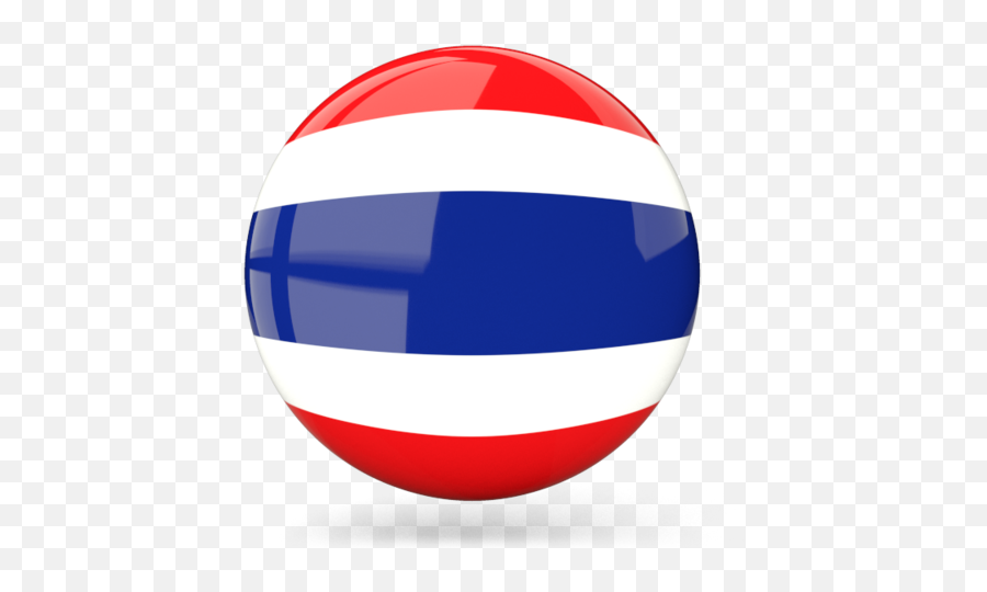 Flag Icon Round Eng - High Resolution Thailand Flag Png,Thai Flag Icon