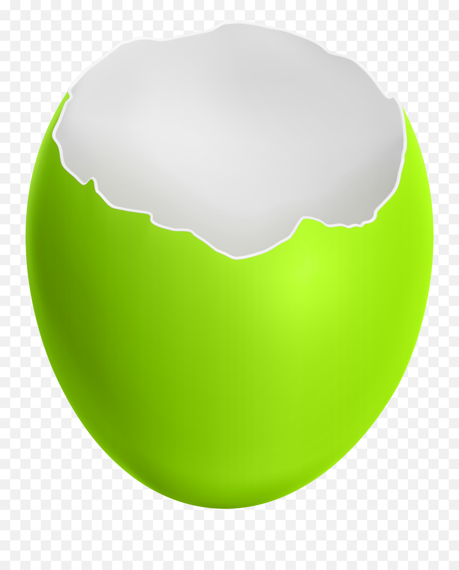 Download Broken Easter Egg Green Clip Art Image - Clip Art Png,Cracked Egg Png