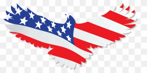 Download Usa Eagle Png - American Eagle Png Hd,American Flag Png Transparent