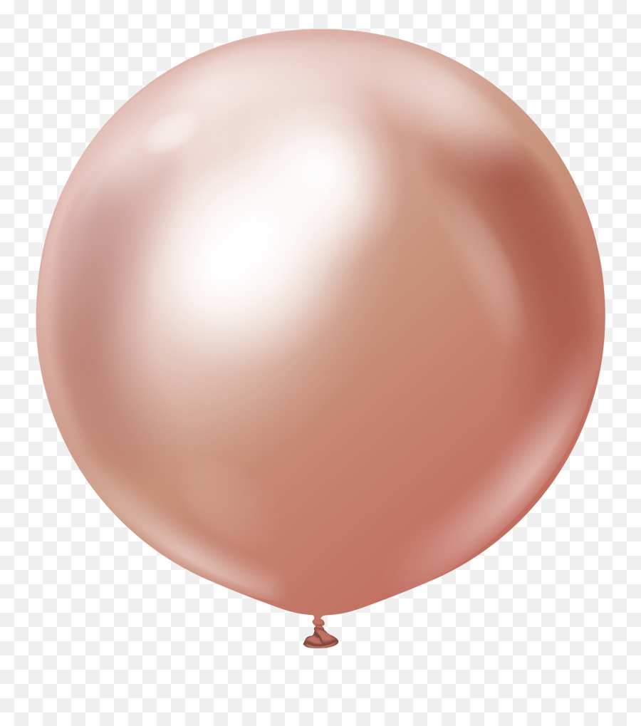 36 Kalisan Latex Balloons Mirror Rose Gold 2 Per Bag - 24 Inch Rose Gold Balloon Png,Bratz Icon