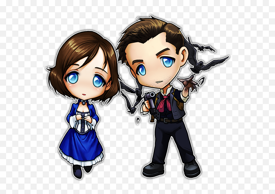 Bonus Stage Metal Gear Solid Bioshock Infinite And More - Chibi Bioshock Png,Bioshock Png