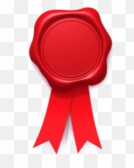 Red Ribbon Download Png Image Svg Clip Art For Web - Certificate With