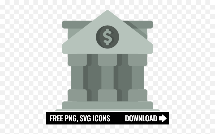 Free Bank Icon Symbol Png Svg Download - Processing Icon,Bank Icon White