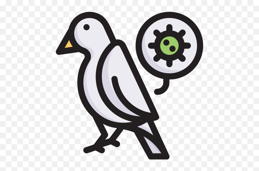 Bird Virus Coronavirus Free Icon - Iconiconscom Icon Process Vector Png,Parrot Icon