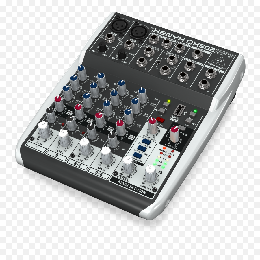 Behringer Product Qx602mp3 - Behringer Xenyx Qx602mp3 Png,Audio Mixer Icon