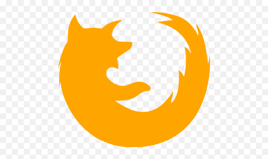 Orange Mozilla Icon - Free Orange Browser Icons Black Firefox Icon Png,Gunpowder Icon