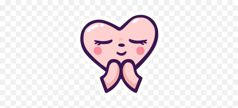 Adorable Heart Stickers By Nikita Shanin - Girly Png,Heart Icon Imessage