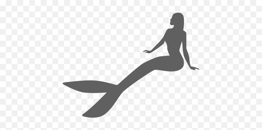 Mermaid Tail Nymph Siren Silhouette - Transparent Png U0026 Svg Silhouette,Mermaid Silhouette Png