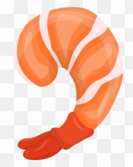 Seafood Clipart Fried Shrimp - Food Shrimp Clipart Png,Shrimp Png