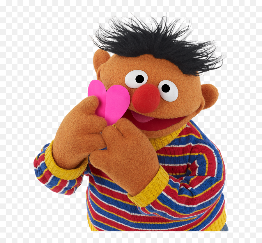 Happy Valentineu0027s Day Sesame Street Muppets The Muppet - Elmo Bert Png,Sesame Street Characters Png