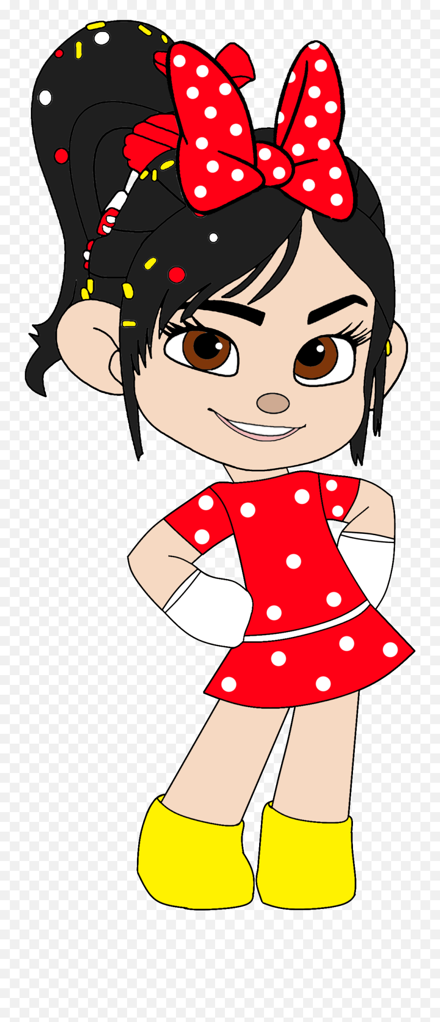 Minnie Mouse Bow Png Picture - Wreck It Ralph Vanellope Cartoon,Minnie Mouse Bow Png