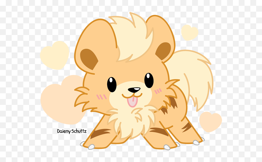 Pumpkin Guts Logs - Chibi Growlithe Png,Growlithe Png