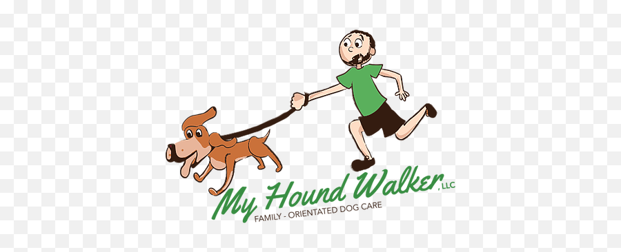 My Hound Walker - Cartoon Png,Family Walking Png