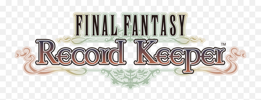 Ffrk - Ff Record Keepers Logo Png,Final Fantasy Logo Png