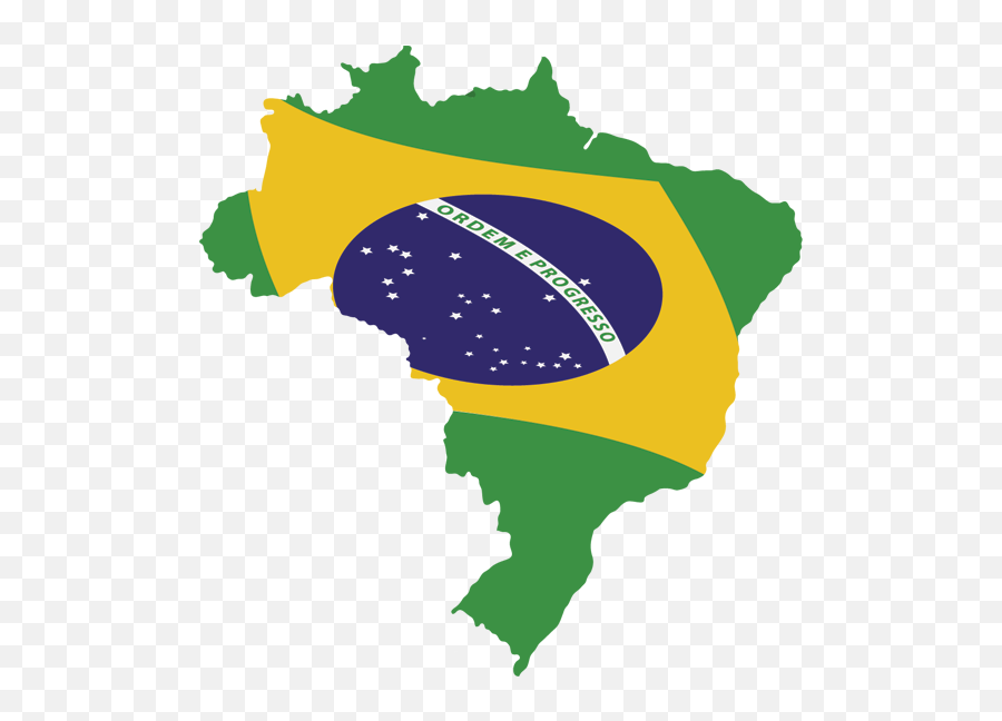 Brazil - Brazil Election Results By State Clipart Full Brazil Map Png,Brazil Flag Png