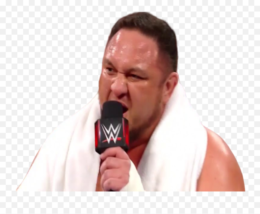 Sticker De Nope Sur Other Samoa Joe Wwe Catch Micro Promo - Striking Combat Sports Png,Samoa Joe Png