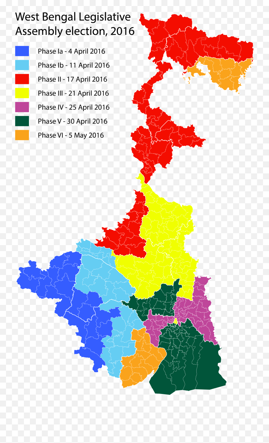 File2016 West Bengal State Assembly Polling Datespng - West Bengal Election Date 2019,Dates Png