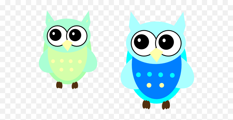 Owls Clip Art - Vector Clip Art Online Royalty Cute Baby Owl Blue Clipart Png,Owls Png