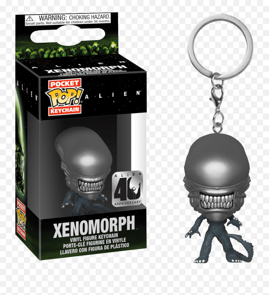 Alien - Xenomorph 40th Anniversary Pocket Pop Vinyl Keychain Funko Pocket Pop Keychain Alien 40th Xenomorph Png,Xenomorph Png