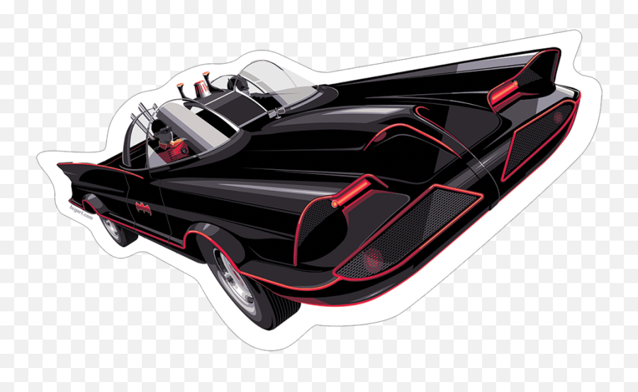 Batmobile Sticker By Craig Drake - Raft Png,Drake And Josh Png