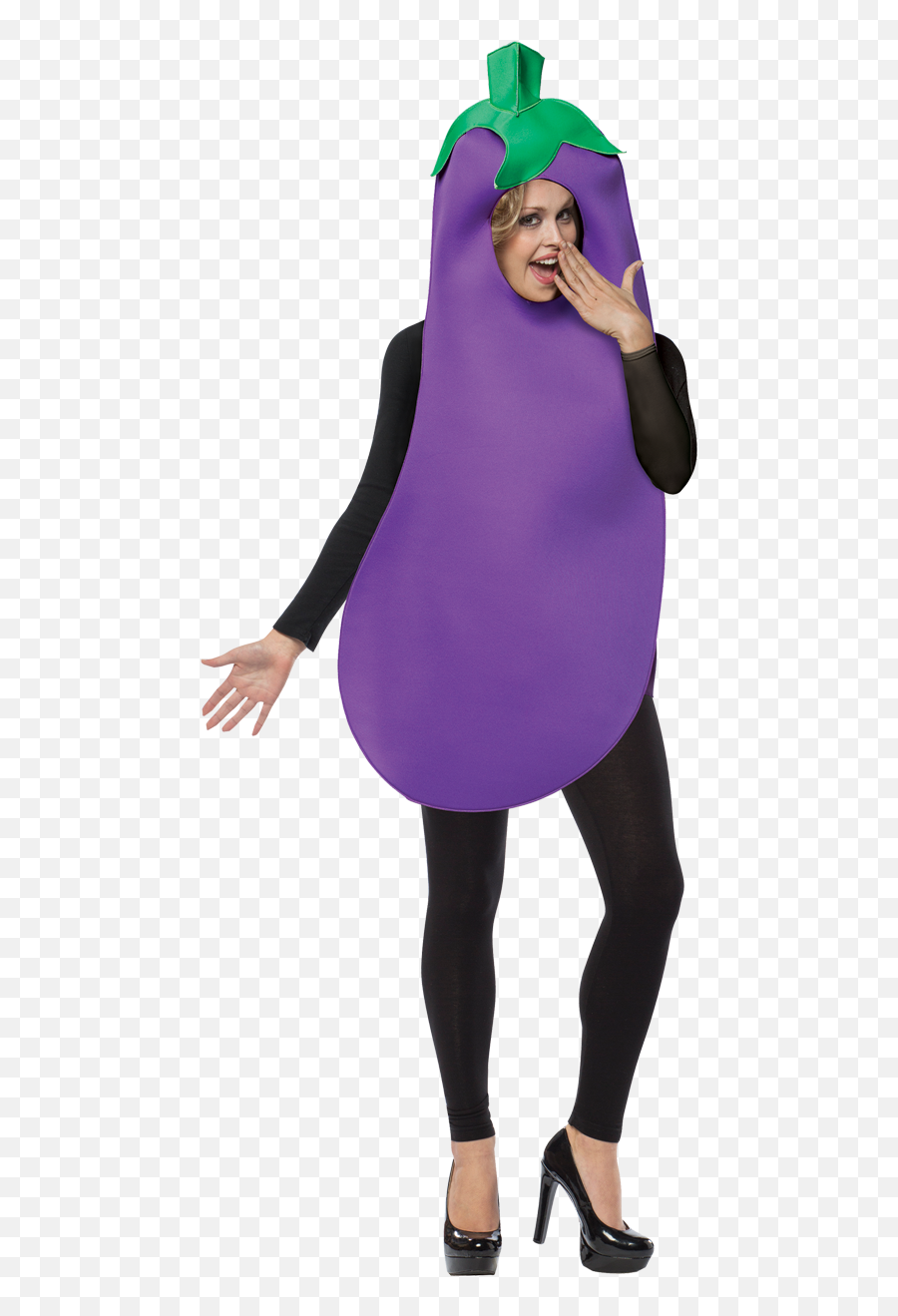 Adult Aubergine Eggplant Emoji Food - Costume Png,Eggplant Emoji Png