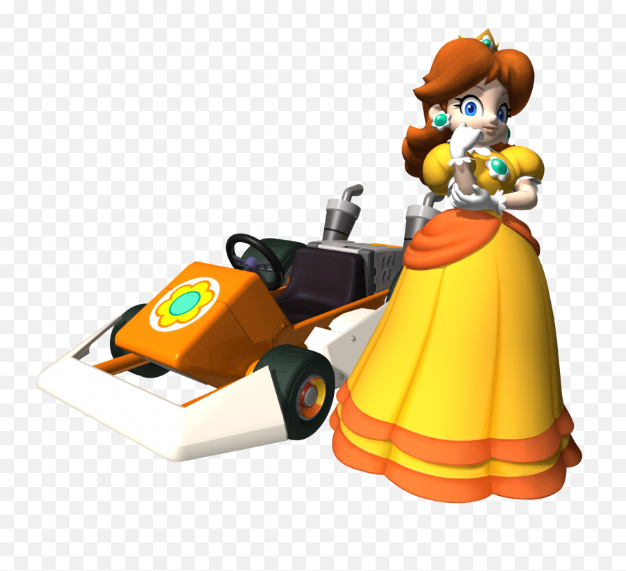 Different Entities Of Daisy - Mario Kart Ds Yoshi Falls Png,Princess Daisy Png