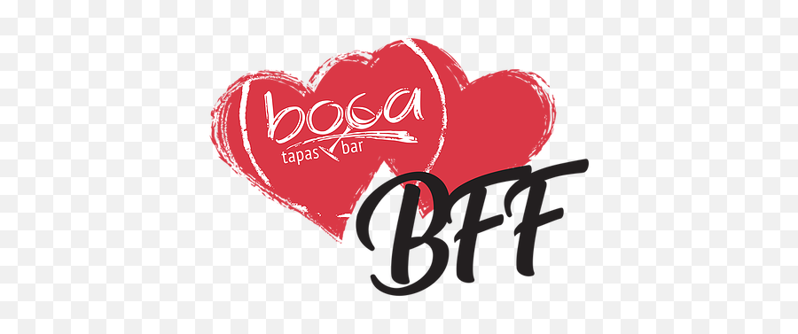 Become A Boca Bff - Tapasbar Heart Png,Bff Png