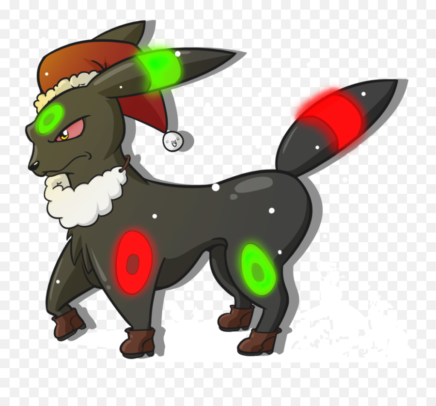 Download Christmas Umbreon Hd Png - Uokplrs Christmas Umbreon,Umbreon Png