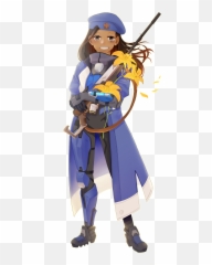 Ana And Captain Amari - Fictional Character Png,Ana Overwatch Png
