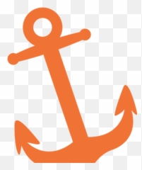 Orange - Anchor Line Logo Production png